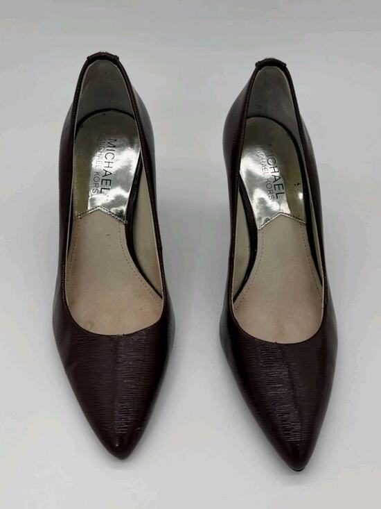 Michael Kors Shoes - Michael Kors Pump Women's Leather Pointed Toe Stiletto Heel Sz 5.5M Deep Maroon